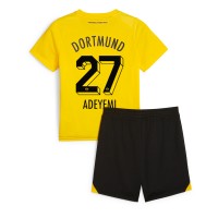 Borussia Dortmund Karim Adeyemi #27 Replica Home Minikit 2023-24 Short Sleeve (+ pants)